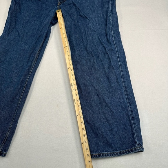 Levis 550 Straight Leg Jeans Mens Size 42X32 Medium Wash High Rise - Picture 10 of 15